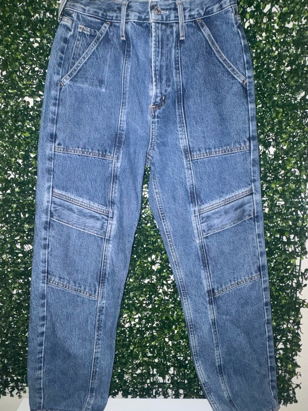 Agolde Blue Carpenter Straight Jeans